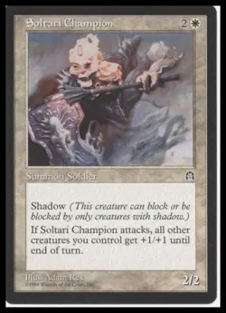MTG Stronghold # Soltari Champion Lightly played tcg - Image 1
