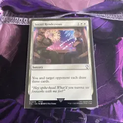 1x Secret Rendezvous (#0219) NM MTG - Commander Final Fantasy Barret - Image 1
