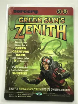 Green Sun's Zenith - Showcase - Edge of Eternities - SPG MTG - Image 1