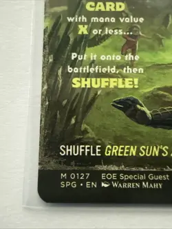 Green Sun's Zenith - Showcase - Edge of Eternities - SPG MTG - Image 2