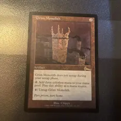 MTG Grim Monolith Urza's Legacy Magic the Gathering - Image 1
