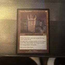 MTG Grim Monolith Urza's Legacy Magic the Gathering - Image 3