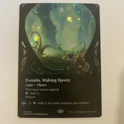 Evendo, Waking Haven #374 (Borderless) (Galaxy Foil) Edge of Eternities Foil MTG - Image 1