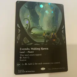 Evendo, Waking Haven #374 (Borderless) (Galaxy Foil) Edge of Eternities Foil MTG - Image 3