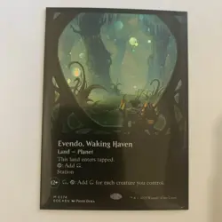 Evendo, Waking Haven #374 (Borderless) (Galaxy Foil) Edge of Eternities Foil MTG - Image 5