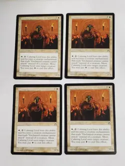 MTG Playset 4x Calming Licid (Stronghold/White/U) - BGM - Image 1