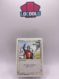 Crusade 3rd Edition Magic mtg Moderate Play, English x1 - Image 1