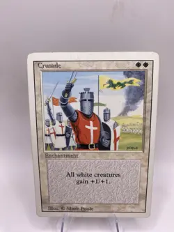 Crusade 3rd Edition Magic mtg Moderate Play, English x1 - Image 2
