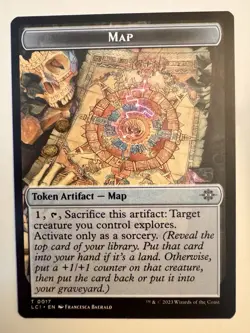 Map Token - 17 - LCI - NM - MTG Magic the Gathering - Image 1