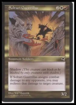 MTG Tempest #272 Soltari Guerrillas Lightly played tcg - Image 1