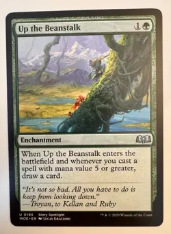 Up the Beanstalk - WOE #195 | NORMAL | NM | MTG - Image 1
