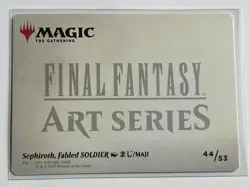 Sephiroth Fabled Soldier 44 / 53 Art Series MTG Final Fantasy 2025 Mint - 9.0 + - Image 3