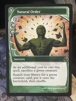 Natural Order Future Sight Mystery Booster 2 MTG Magic - Image 1