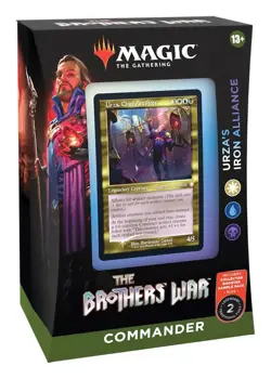 New and Sealed x 1 The Brothers' War Commander Deck - Urza's Iron Alliance MTG P - Image 1