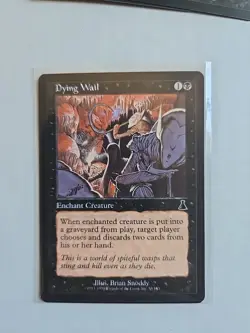 Dying Wail - Urza's Destiny - LP - MTG Magic - Common - Enchant Creature - Image 1
