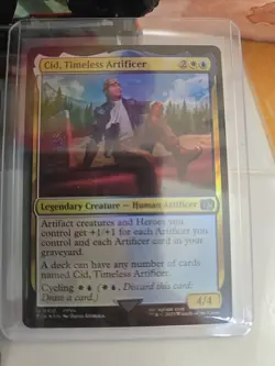 Cid, Timeless Artificer (0412) Final Fantasy Foil Magic The Gathering MTG - Image 2