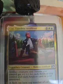 Cid, Timeless Artificer (0412) Final Fantasy Foil Magic The Gathering MTG - Image 3