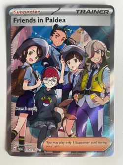 Pokemon TCG: 2025 Prismatic Evolutions Full Art Friends in Paldea (137/131) - Image 1