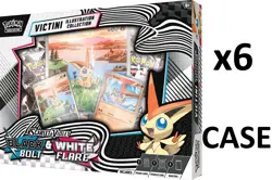 Pokemon Black Bolt White Flare VICTINI ILLUSTRATION COLLECTION CASE Sealed 6 Box - Image 2