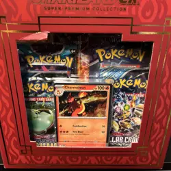 Pokemon TCG Charizard ex Super-Premium Collection Box Sealed with extra display - Image 3