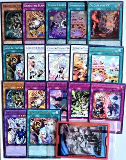 Yugioh Justice Hunters 1st Edition Card Set Of 17 & 1 Fieldcenter Promo Token - Image 1