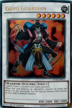 DUSA-EN075 GOYO GUARDIAN ULTRA RARE 1ST EDITION YuGiOh CARD - Image 1