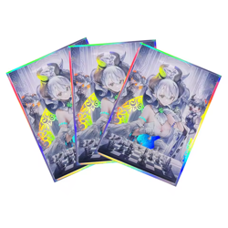 50PCS Animated Anime Card Sleeves Yugioh Yu-Gi-Oh Protector YGO Chess Lady Girl - Image 2