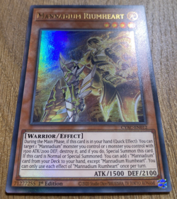Mannadium Riumheart | CYAC-EN012 | Ultra Rare | 1st Edition | YuGiOh Card | Mint - Image 2