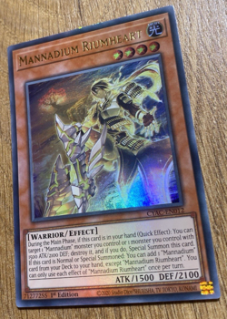 Mannadium Riumheart | CYAC-EN012 | Ultra Rare | 1st Edition | YuGiOh Card | Mint - Image 3