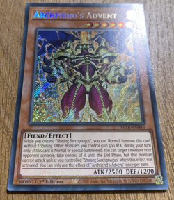 Archfiend's Advent | BLTR-EN046 | Secret Rare | 1st Edition | YuGiOh Card | Mint - Image 2