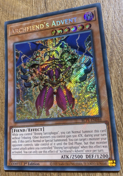 Archfiend's Advent | BLTR-EN046 | Secret Rare | 1st Edition | YuGiOh Card | Mint - Image 3