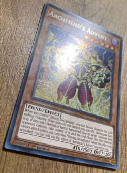 Archfiend's Advent | BLTR-EN046 | Secret Rare | 1st Edition | YuGiOh Card | Mint - Image 4