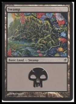 MTG Lorwyn #291 Swamp (291) Lightly played tcg - Image 1