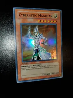 Yugioh 2005 Cybernetic Magician SR 1st Ed. CRV-EN016 Near Mint - Image 2