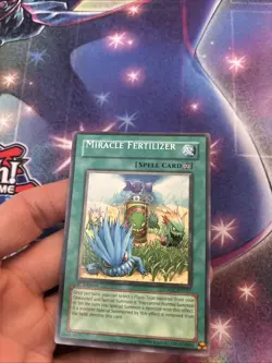 (YBL) Yugioh Miracle Fertilizer CSOC-EN057 Rare 1st Ed LP Name Shift Misprint - Image 2