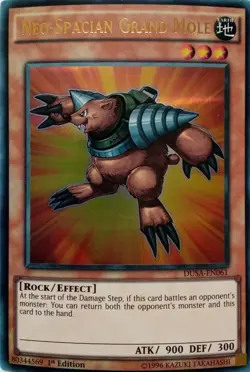 DUSA-EN061 NEO-SPACIAN GRAND MOLE ULTRA RARE 1ST EDITION YuGiOh CARD - Image 1