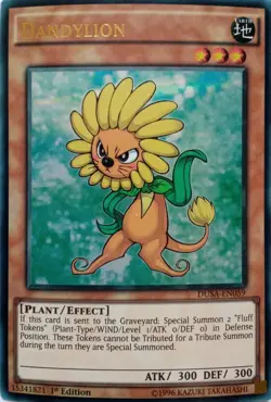 DUSA-EN059 DANDYLION ULTRA RARE 1ST EDITION YuGiOh CARD - Image 1