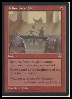 MTG Mirage # Telim'Tor's Edict Lightly played tcg - Image 1