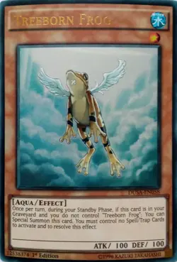 DUSA-EN058 TREEBORN FROG ULTRA RARE 1ST EDITION YuGiOh CARD - Image 1