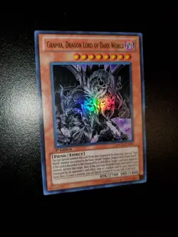 Yugioh 2011 Grapha, Dragon Lord Of Dark World UR 1st Ed. SDGU-EN001 Near Mint - Image 2