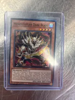 YUGIOH 1ST ED VASM-EN004 MEMENTOTLAN DARK BLADE SUPER RARE NEAR MINT (NM) - Image 1