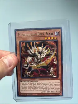YUGIOH 1ST ED VASM-EN004 MEMENTOTLAN DARK BLADE SUPER RARE NEAR MINT (NM) - Image 2