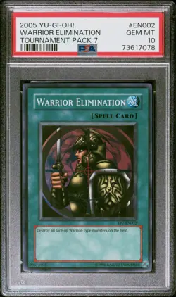 Yugioh PSA 10 2005 Warrior Elimination TP7-EN002 Super Rare POP 7 *7078 - Image 1