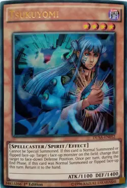 DUSA-EN052 TSUKUYOMI ULTRA RARE 1ST EDITION YuGiOh CARD - Image 1