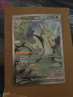 Pokemon TCG Serperior EX Rare Card HP 320 Grass Type - Image 1