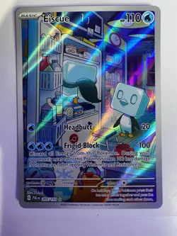 Pokemon TCG Eiscue Scarlet & Violet Paldea Evolved Holo Card 205/193 - Image 1