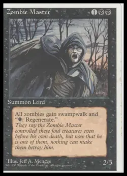 MTG Fourth Edition #58 Zombie Master Lightly played tcg - Image 1