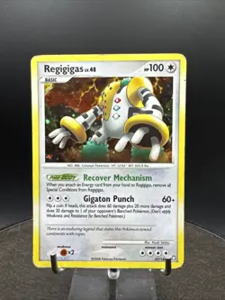 Regigigas Holo 37/146 Pokemon Card Legends Awakened 2008 - Image 1