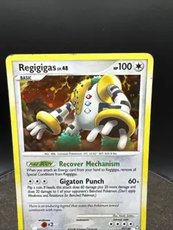 Regigigas Holo 37/146 Pokemon Card Legends Awakened 2008 - Image 2