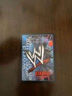 WWE Raw Deal Card Flairs Chop Block - Image 2